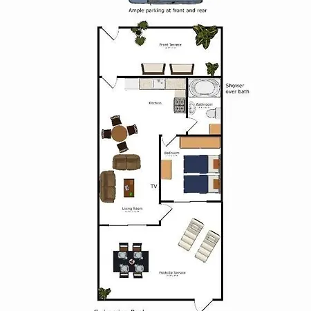 Poolside Ground Floor - B105 Walnut Grove Apartment Paphos